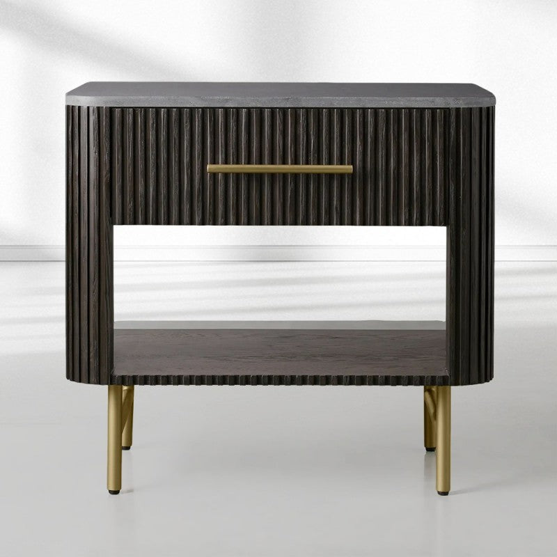 Finnley Open Nightstand - Lamp Modern