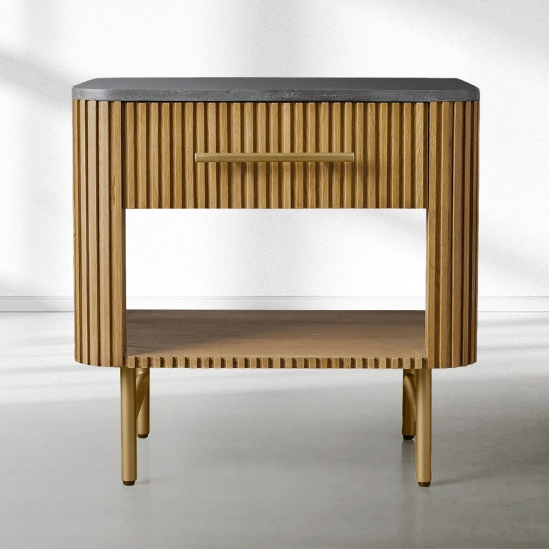 Finnley Open Nightstand - Lamp Modern