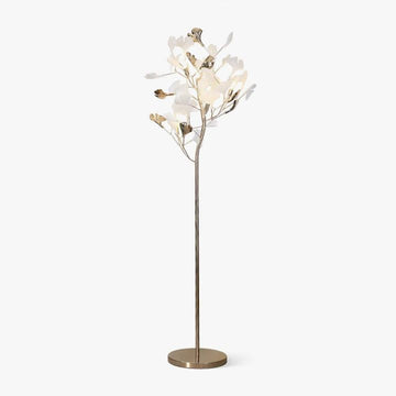 Tuscany Ceramic Leaf Floor Lamp