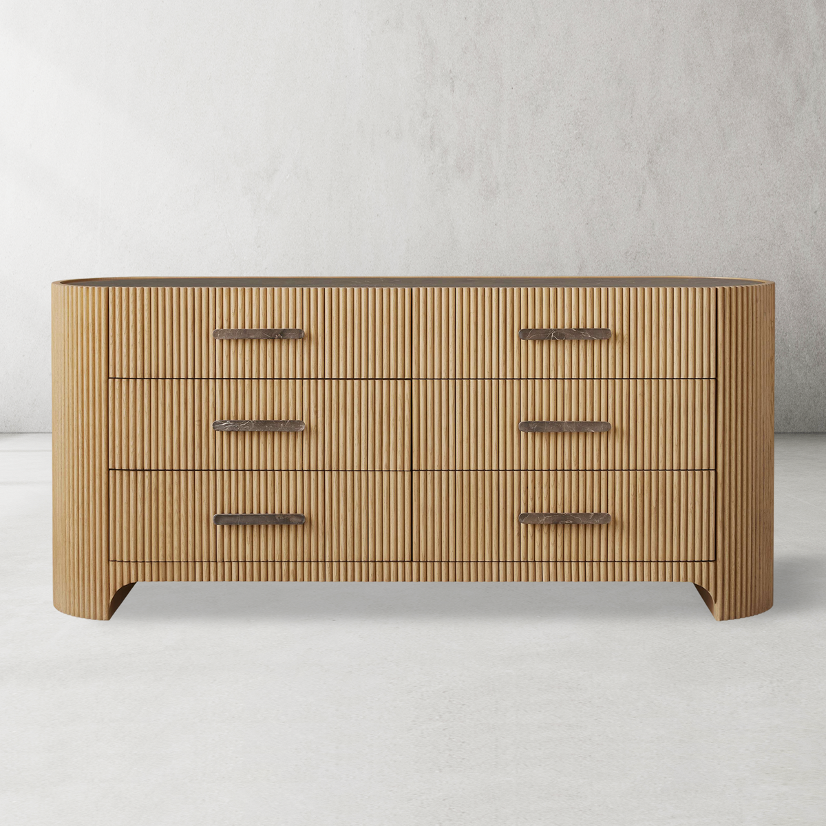 Astor Six Drawer Dresser-Lamp Modern