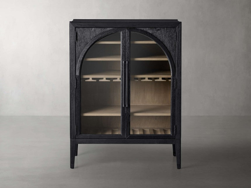 Hendi Low Bar Cabinet 36"W-Lamp Modern