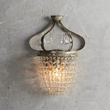 Equinox Crystal 1 Light Wall Sconce