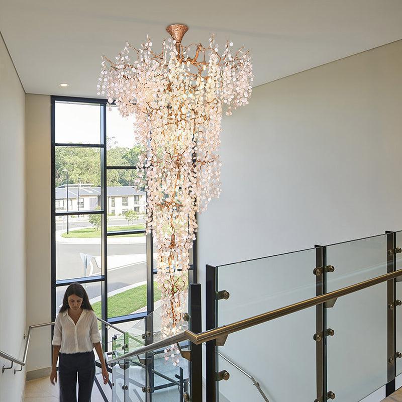2 Story Foyer Large Branch Chandelier