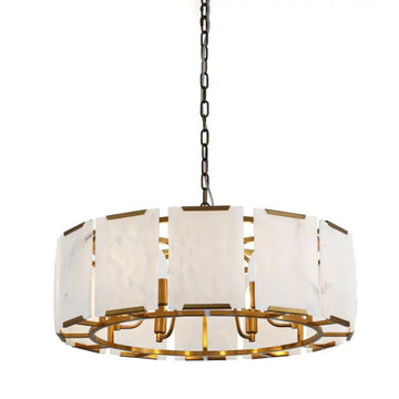 Daybreak Alabaster Round Chandelier