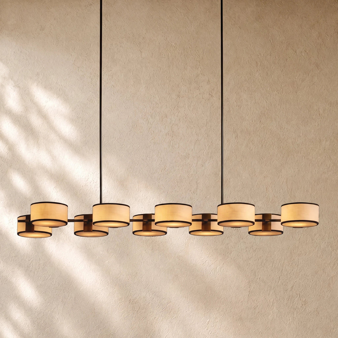 Daphna  Fabric Linear Chandelier