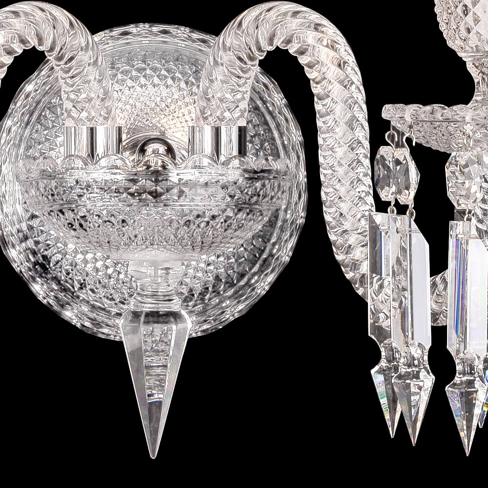Zenith Baccarat Crystal Wall Sconce-Lamp Modern