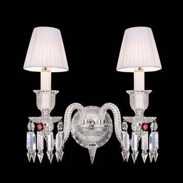 Zenith Baccarat Crystal Wall Sconce-Lamp Modern