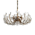 Adela Glass Petal 6 Light Chandelier - lampmodern