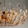Adela Glass Petal 6 Light Chandelier - lampmodern