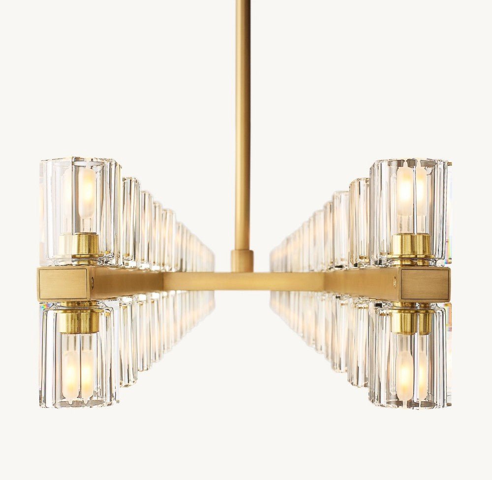 Akachon Rectangular Chandelier 72" - lampmodern