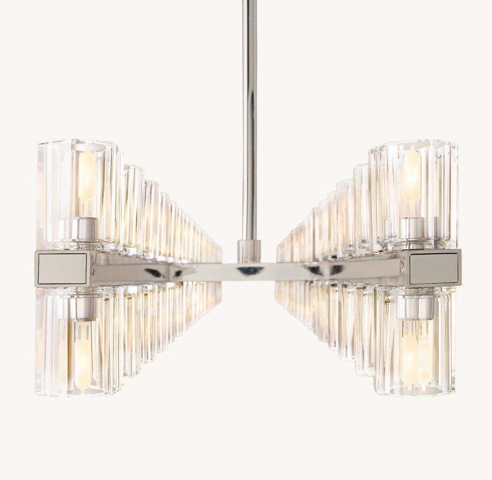 Akachon Rectangular Chandelier 72" - lampmodern