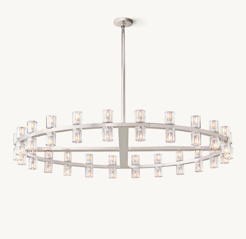 Akachon Round Chandelier 48" - lampmodern