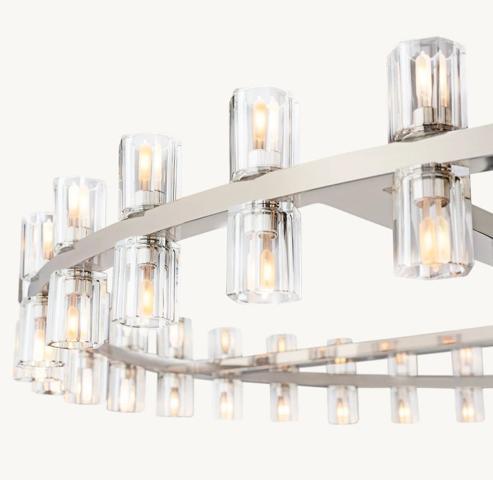 Akachon Round Chandelier 60" - lampmodern