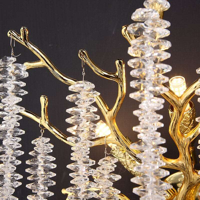 Albero Crystal Tassel Sconce - lampmodern