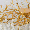 Albero Frost Glass Dining Chandelier - lampmodern