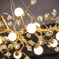 Albero Sculptural Gold Branch Chandelier - lampmodern