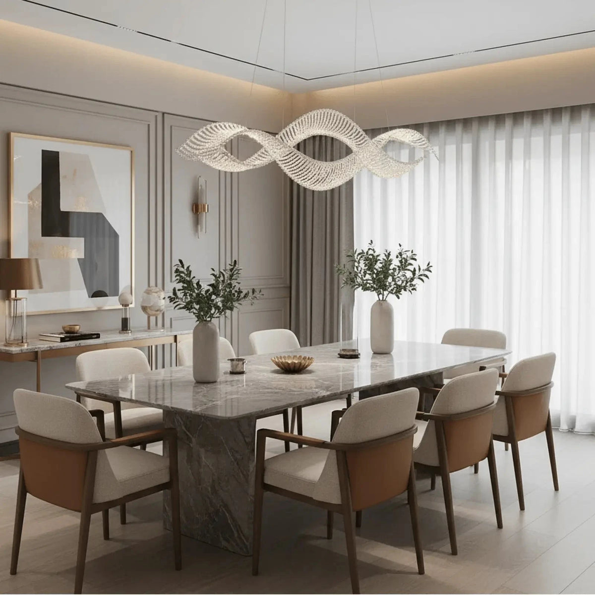 Alleri Crystal Chandelier - lampmodern
