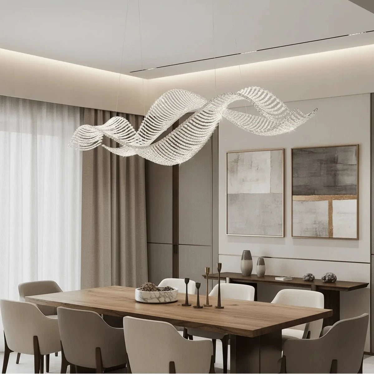 Alleri Crystal Chandelier - lampmodern