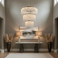 Alleri Crystal Foyer Chandelier - lampmodern