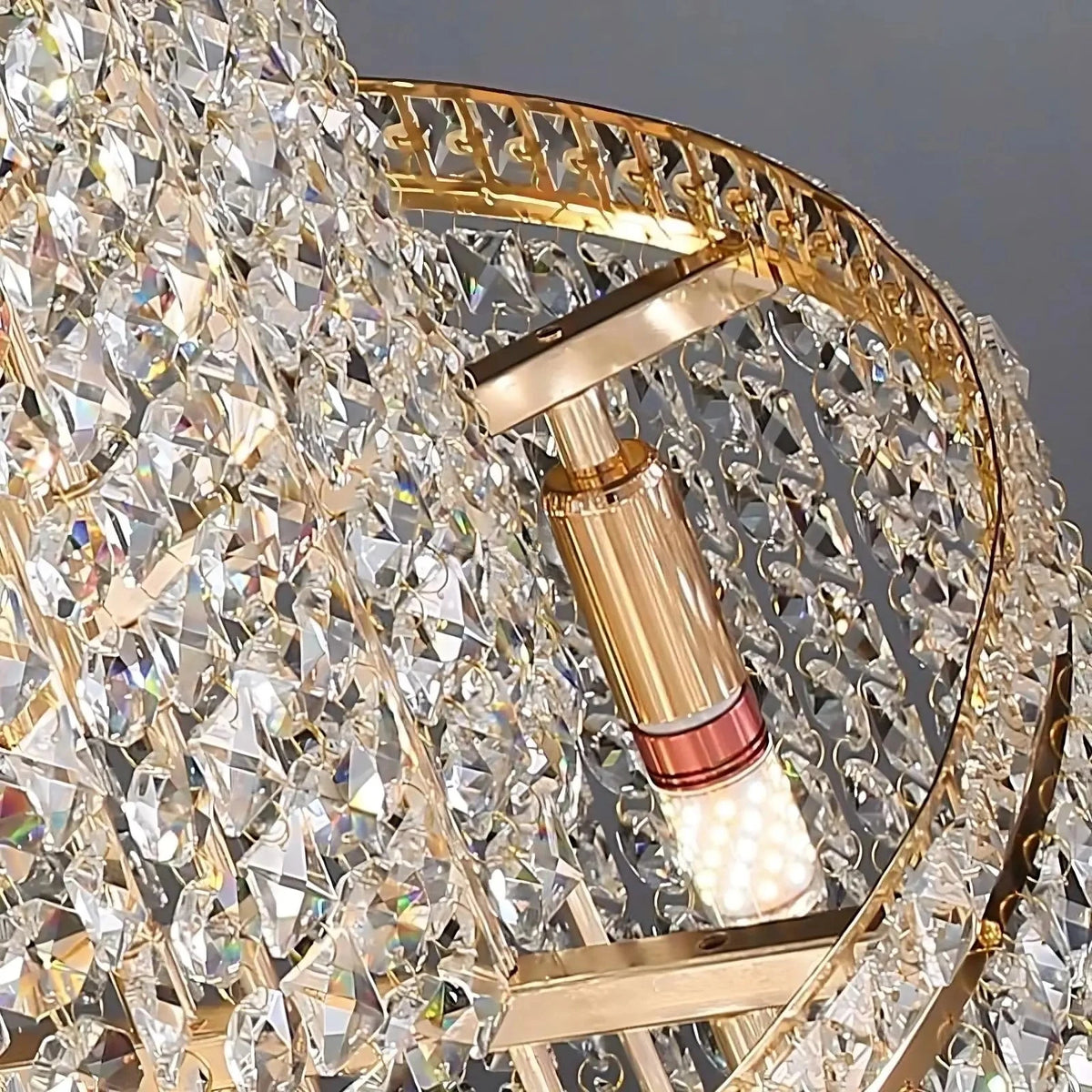 Alleri Crystal Staircase Chandelier - lampmodern