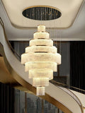 Alleri Crystal Staircase Chandelier - lampmodern