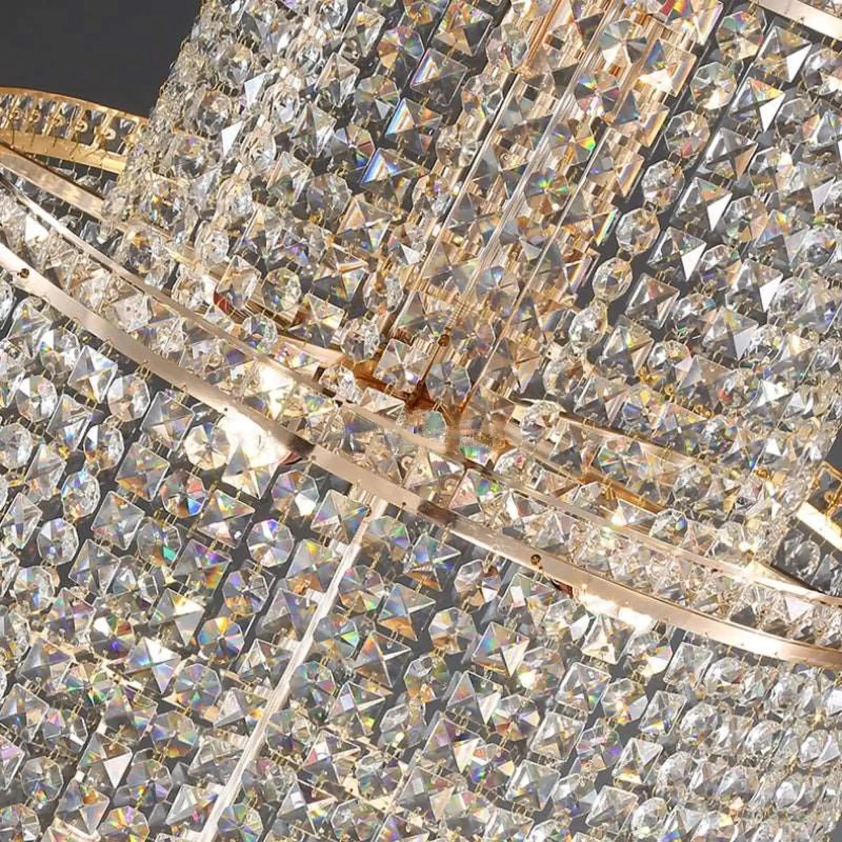 Alleri Crystal Staircase Chandelier - lampmodern