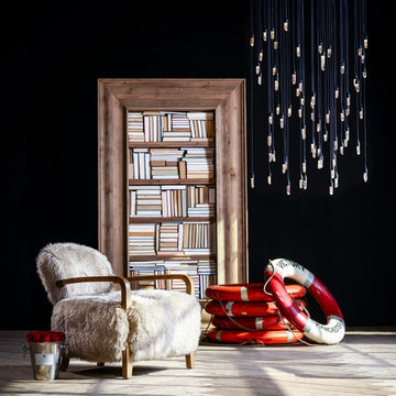 Ambert Crystal Rain Flush Mount - lampmodern