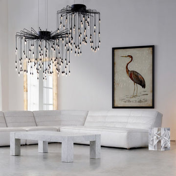 Ambert Crystal Rain Pendant - lampmodern