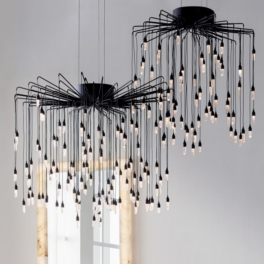Ambert Crystal Rain Pendant - lampmodern