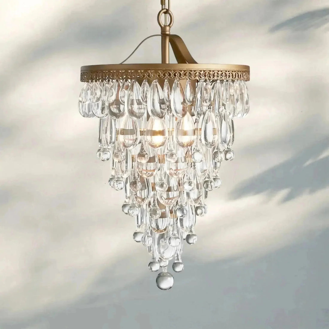 Anabelle Round Chandelier 17''23''H - lampmodern