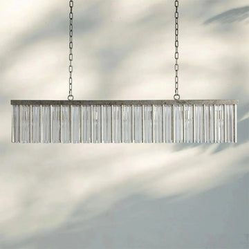 Andalucian Rectangular Chandelier 48'' 56'' - lampmodern
