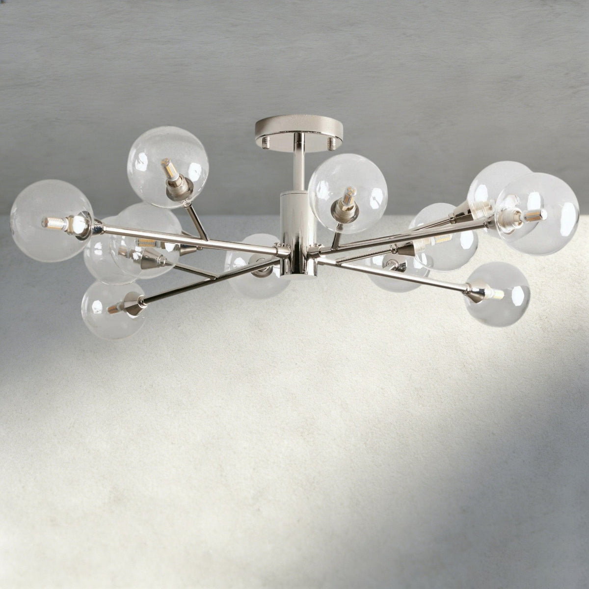 Apollo Flush Mount 20", 36", 47" - lampmodern