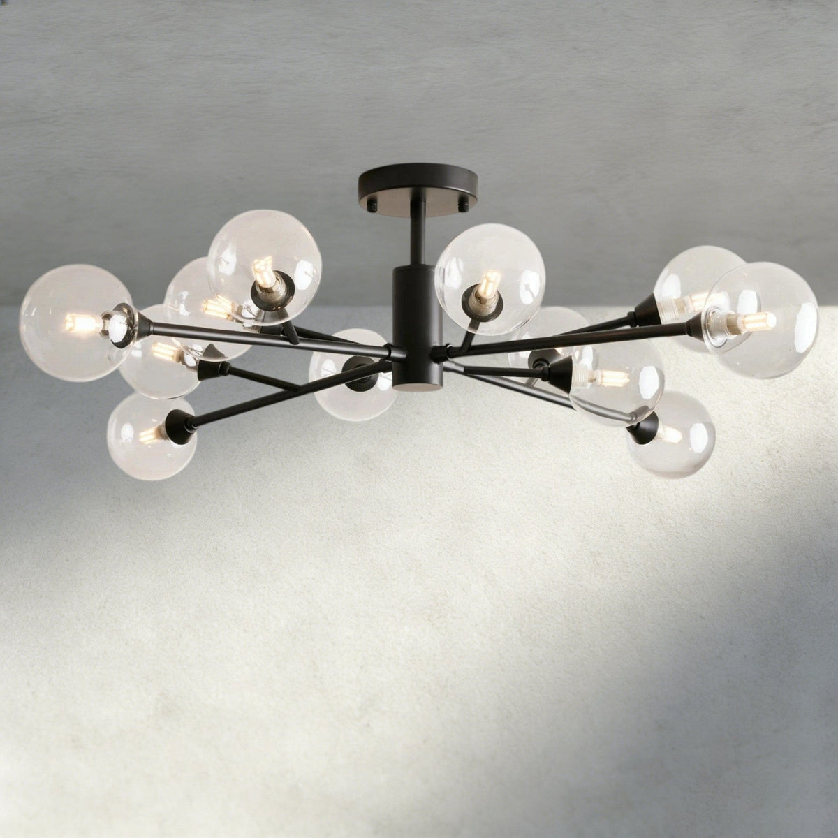 Apollo Flush Mount 20", 36", 47" - lampmodern
