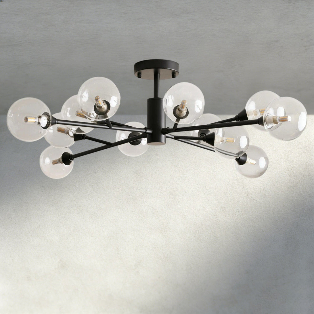 Apollo Flush Mount 20", 36", 47" - lampmodern