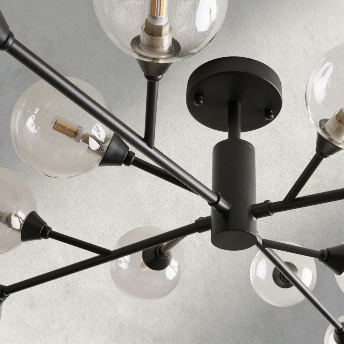 Apollo Flush Mount 20", 36", 47" - lampmodern