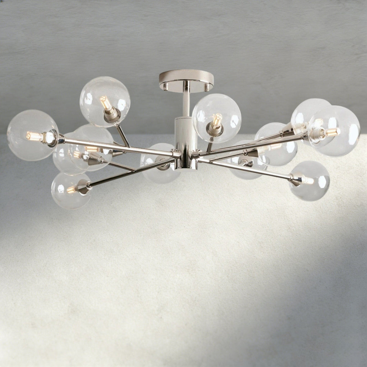 Apollo Flush Mount 20", 36", 47" - lampmodern