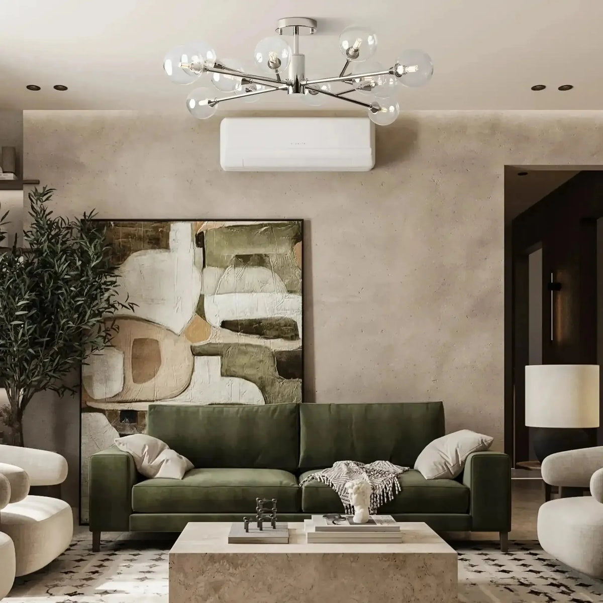 Apollo Flush Mount - lampmodern