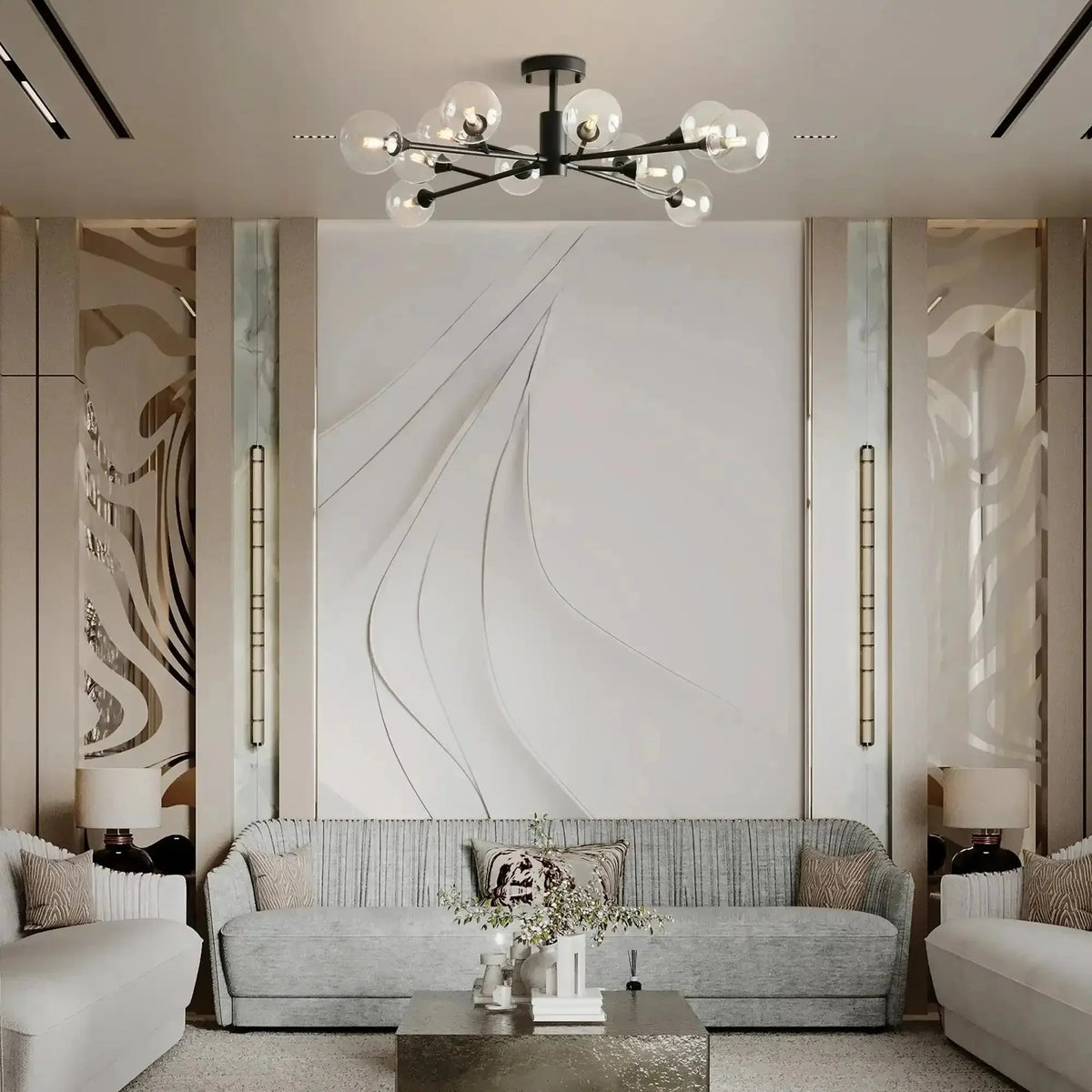 Apollo Flush Mount - lampmodern