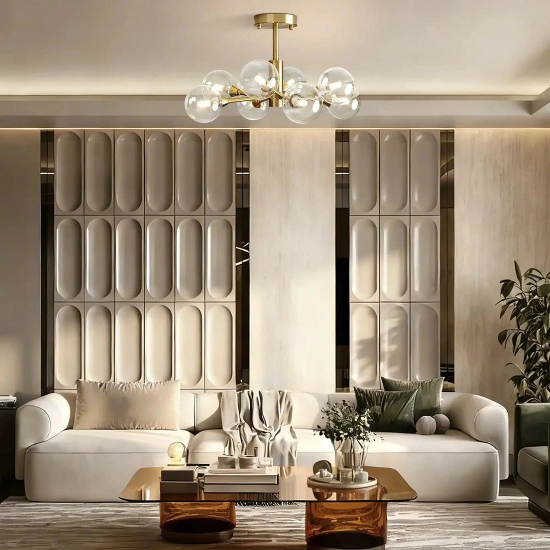 Apollo Flush Mount - lampmodern