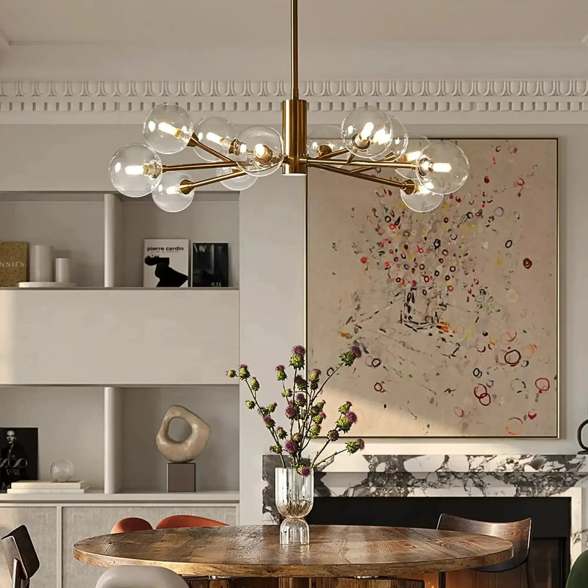 Apollo Round Chandelier 36" 47" 59" - lampmodern