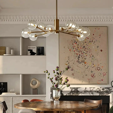 Apollo Round Chandelier 36" 47" 59" - lampmodern