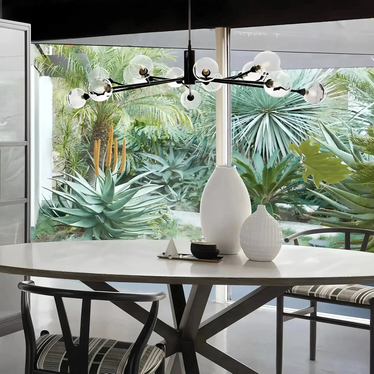 Apollo Round Chandelier 36" 47" 59" - lampmodern