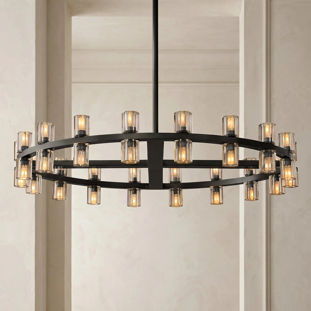 Arcachoe Led Round Chandelier - lampmodern
