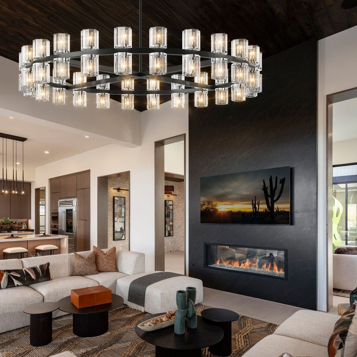 Arcachoe Led Round Chandelier - lampmodern