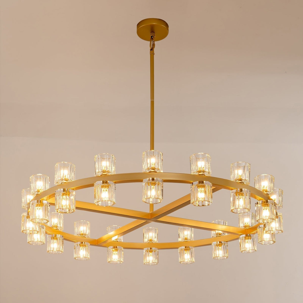 Arcachoe Led Round Chandelier - lampmodern
