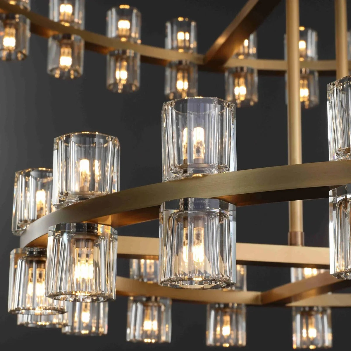 Arcachoe Round Two-tierd Wagon Wheel Chandelier - lampmodern