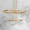 Arcachoe Round Two-tierd Wagon Wheel Chandelier - lampmodern