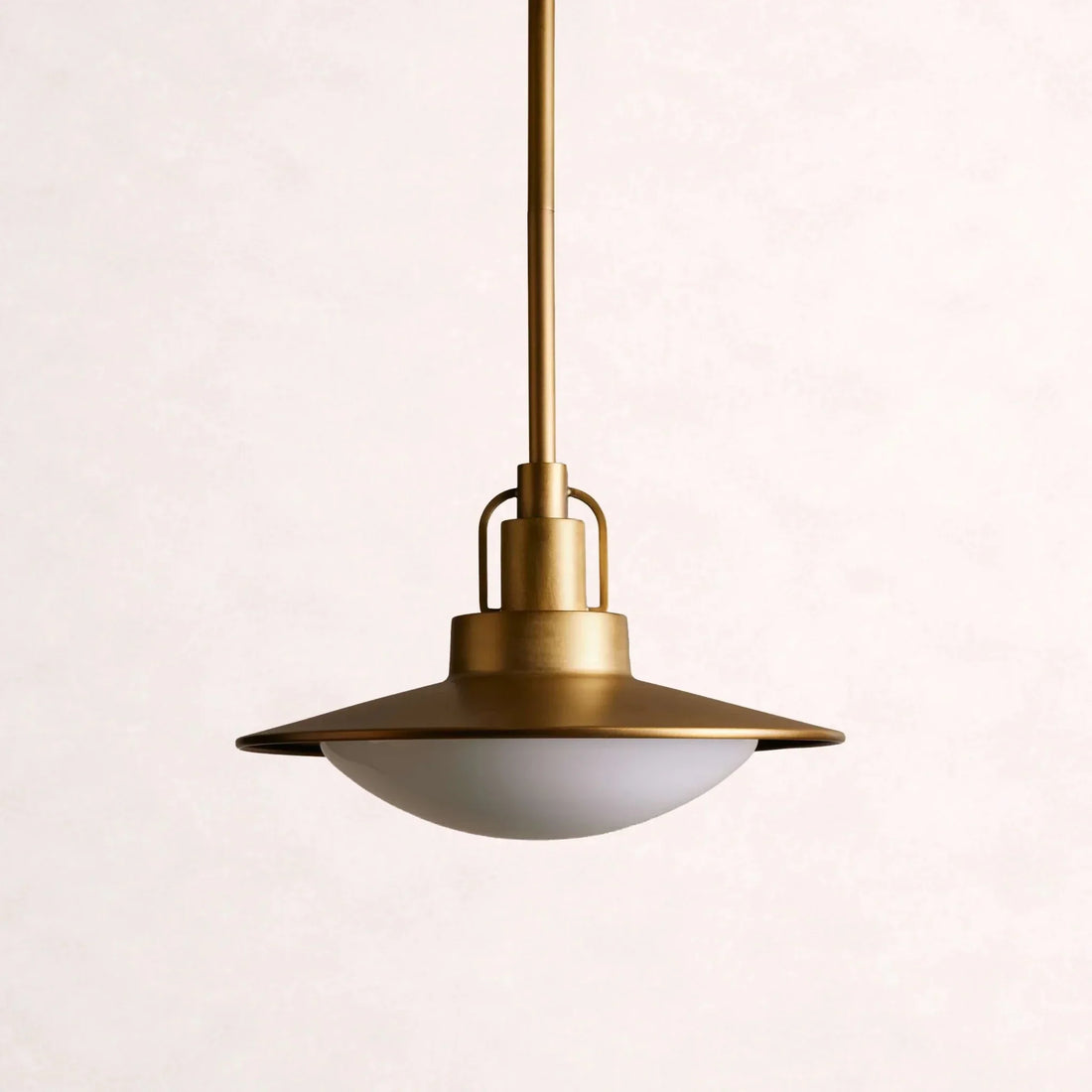 Argent Opal Glass Dome Pendant 14'' 24''D - lampmodern