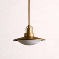 Argent Opal Glass Dome Pendant 14'' 24''D - lampmodern