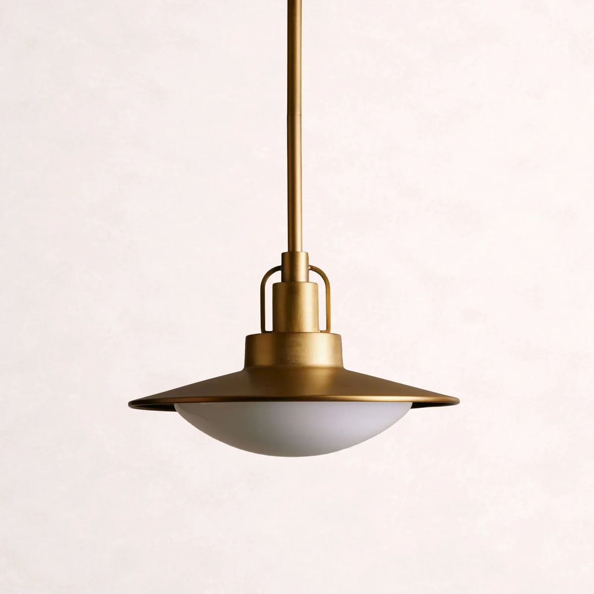 Argent Opal Glass Dome Pendant 14'' 24''D - lampmodern